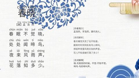 古诗-春晓
