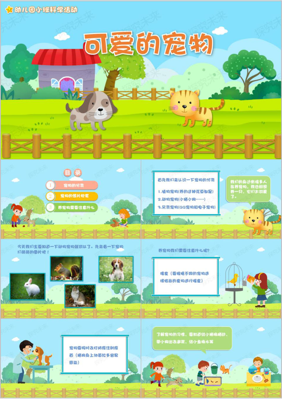 科学-可爱的宠物